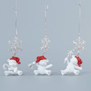 Ari i Bardhë me Akrilik dhe Flokëbore me Shkëlqim