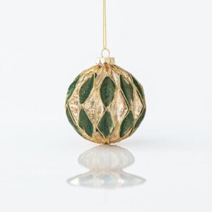 Top Qelqi Jeshil Me Shkëlqim Gold