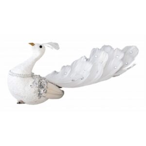 Mjelmë e Bardhë me Pupla me Shkëqim