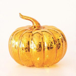 Kungull Qelqi me Ndriçim LED me Bateri, Portokalli