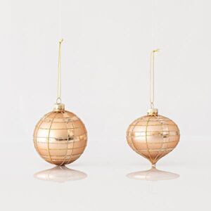 Stoli Qelqi Shampanjë me Dizajn me Shkëlqim