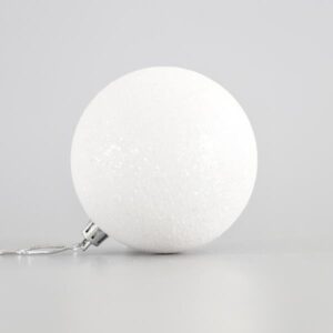 Topa të Bardhë Plastik me Shkëlqim