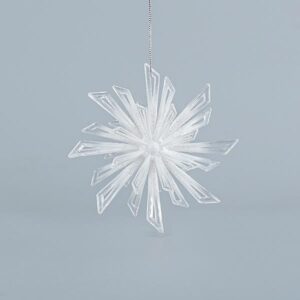 Flokëbore me Akrilik e Bardhë me Shkëlqim Gri