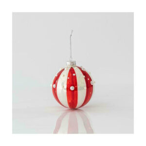 Top Qelqi me Rruaza Bardhë dhe Kuq