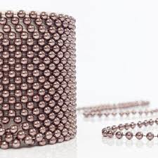 Zinxhir Plastik me Perla Kafe